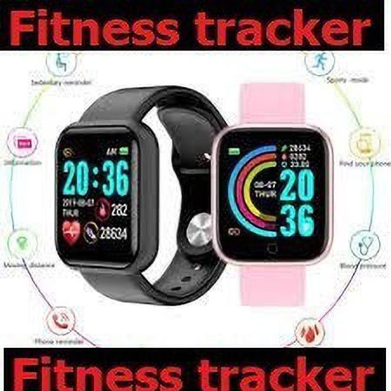 jorugo S1420 (D20) MAX ACTIVITY TRACKER STEP COUNT SMART WATCH BLACK(PACK OF 1) Smartwatch  (Black Strap, free)