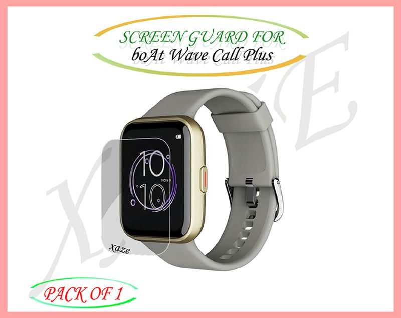 XAZE Screen Guard for boAt Wave Call Plus Smartwatch  (Pack of 1)