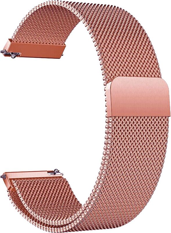 ACM Watch Strap Magnetic for Hammer Pulse Ace Smartwatch Belt Rose Gold Smart Watch Strap  (Gold)