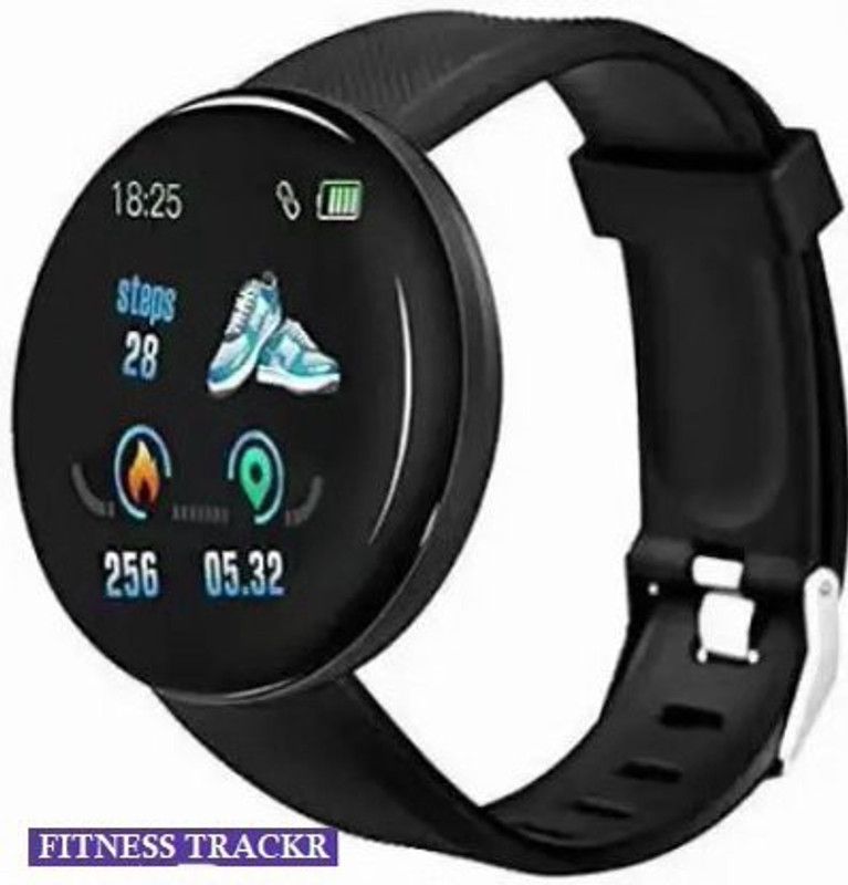 Bydye A147 D18_ PLUS SLEEP TRACKER ACTIVITY TRACKER SMART WATCH BLACK (PACK OF 1) Smartwatch  (Black Strap, free)