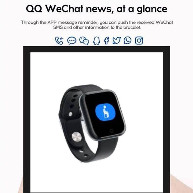 Ykarn Trades Stylish Y68 fitness pro smart band with exercise mileage(black strap only) Smartwatch  (Black Strap, Free size)