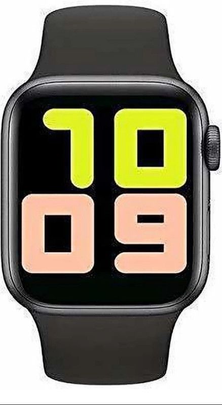 HK Gauri Singari RTY06 Smartwatch  (Black Strap, Free)