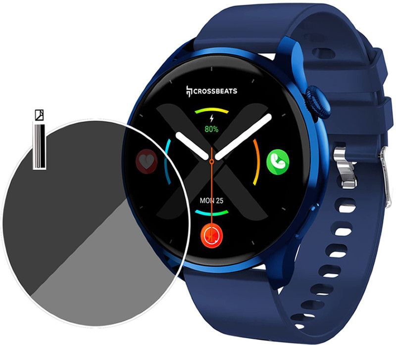 HI2U Screen Guard for CROSSBEATS ORBIT X AMOLED SmartWatch  (Pack of 2)