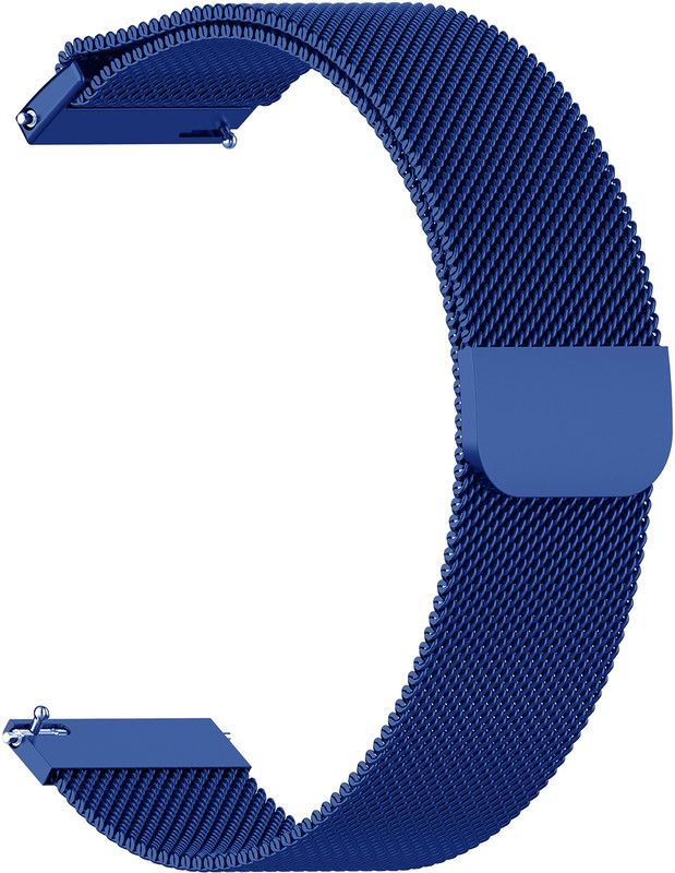 Melfo Magnetic Chain Compatible with Amazfit Gts 2 Mini Smart Watch Strap  (Blue)