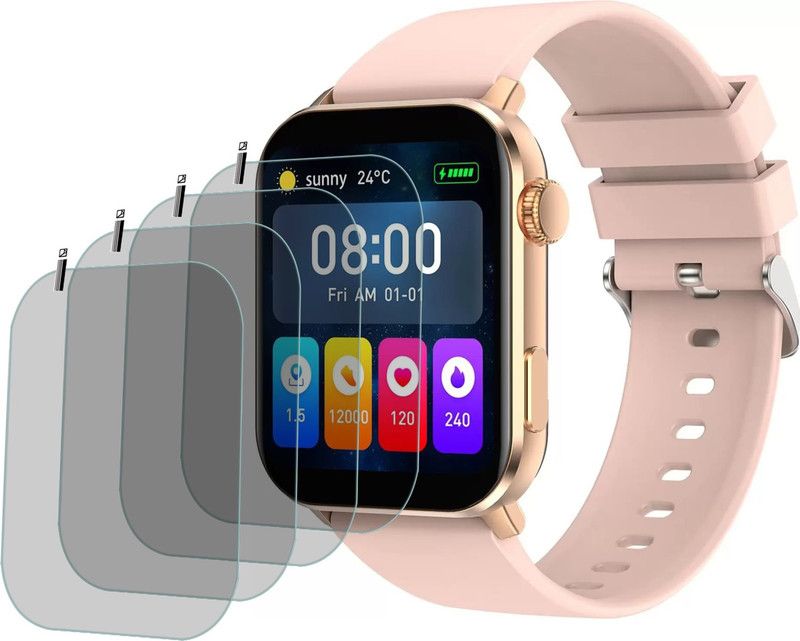 xzote Screen Guard for Fire-Boltt Ninja Bell Smartwatch  (Pack of 4)