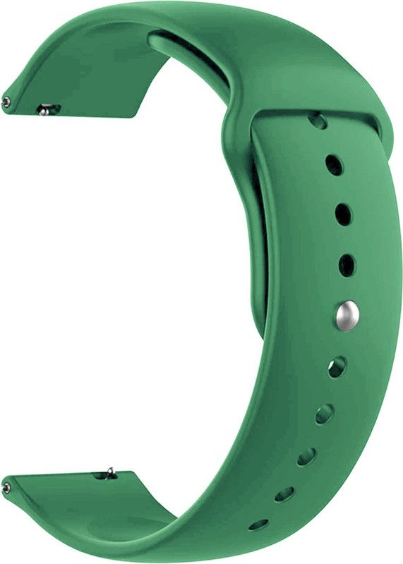ACM WSM2P22GR1411 Watch Strap Silicone Belt 22mm for Watch Flash ( Smartwatch Sports Band Green) Smart Watch Strap  (Green)