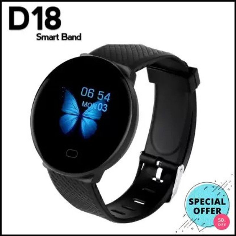 Stybits A78 D18_ ADVANCE SLEEP TRACKER ACTIVITY TRACKER SMART WATCH BLACK (PACK OF 1) Smartwatch  (Black Strap, free)