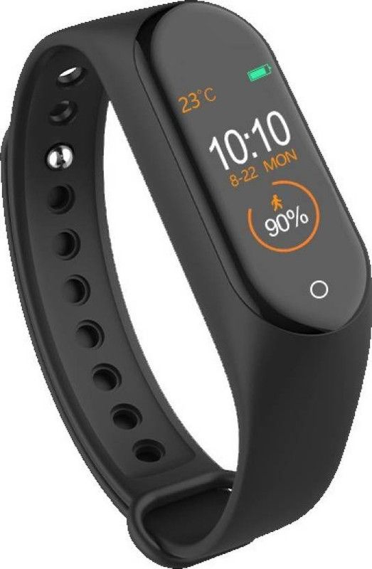 KAMATASSOCIATES Smart Band M4i  (Black Strap, Size : Regular)