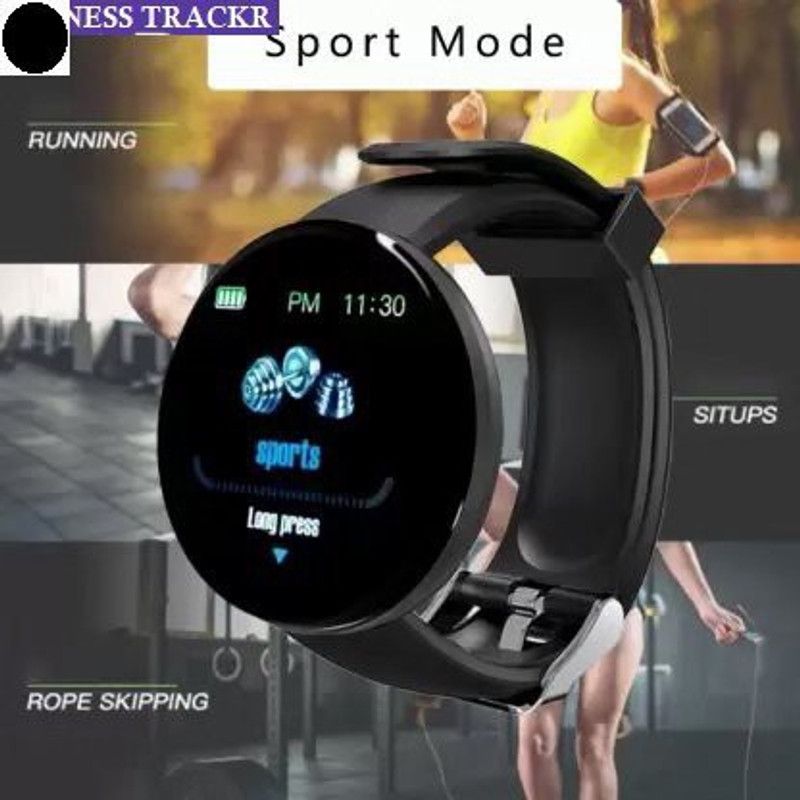Stybits A9 D18_ PLUS SLEEP TRACKER ACTIVITY TRACKER SMART WATCH BLACK (PACK OF 1) Smartwatch  (Black Strap, free)