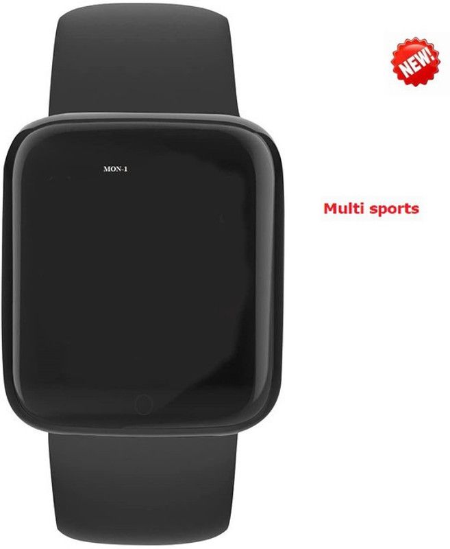 Bashaam S251 (D20) ULTRA MULTI SPORTS SLEEP TRACKER SMART WATCH BLACK(PACK OF 1) Smartwatch  (Black Strap, free)