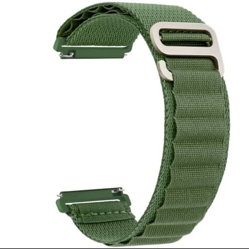 Melfo Nylon Loop Compatible with Noisefit Core Oxy Smart Watch Strap  (Green)