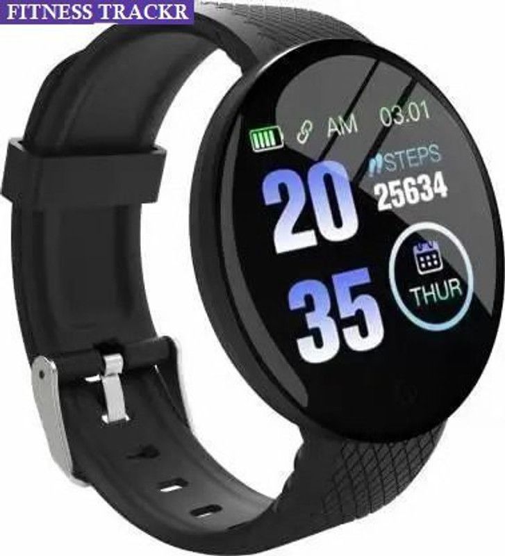 Bydye A73 D18_ LASTEST FITNESS TRACKER MULTI FACES SMART WATCH BLACK (PACK OF 1) Smartwatch  (Black Strap, free)