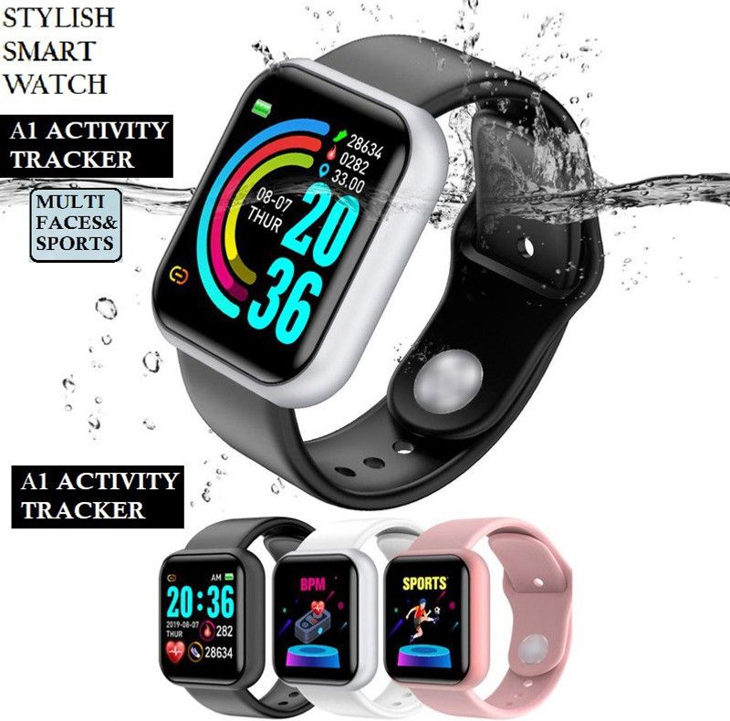Bashaam OP1648_D20 MAX MULTI FACES BLUETOOTH SMART WATCH BLACK(PACK OF 1) Smartwatch  (Black Strap, free)