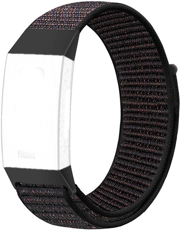 CellFAther Nylon Watch Band Straps (Spider Black Color) Smart Band Strap  (Black)