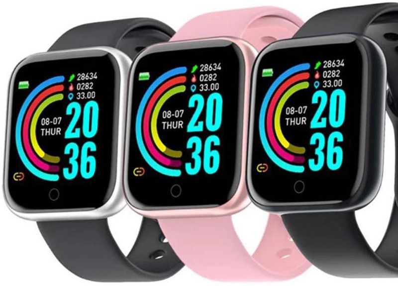 IMMUTABLE RRT- Y68 SMART WATCH R16 Smartwatch  (Black Strap, FREE)