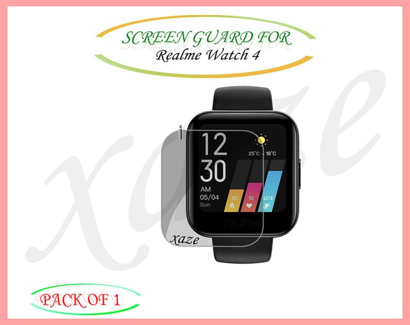 XAZE Screen Guard for Realme Watch 4 Smartwatch  (Pack of 1)