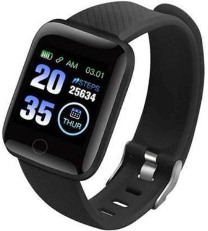 GUGGU DPZ_417X_D13 Fitness band  (Black Strap, Size : Free Size)