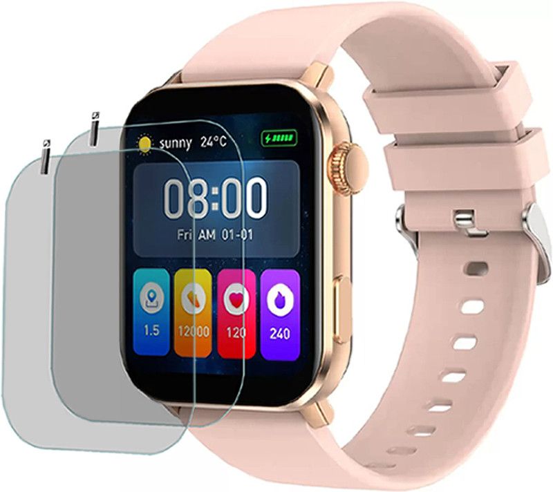 HI2U Screen Guard for Fire-Boltt Ninja Bell Smartwatch  (Pack of 2)