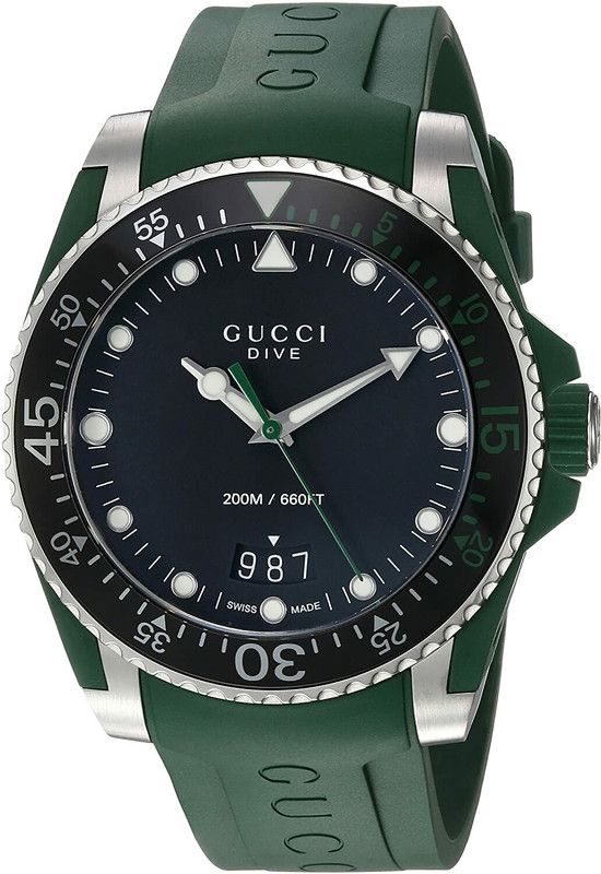 TAJ EXPRESSS Impossible Screen Guard for Gucci Quartz Stainless Steel and Rubber Casual Green Men's Watch(YA136310) screen guard  (Pack of 1)