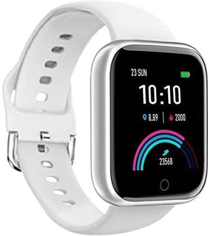 Rhobos (Limited Deal with 10 Years Warranty) Waterproof S-20 Smart Watch 1.3'  (Black Strap, Size : Free Size)