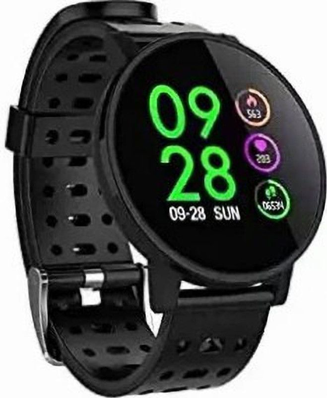 Bydye Latest Id119 smart bluetooth watch with touchscreen display(black strap only) Smartwatch  (Black Strap, free size)