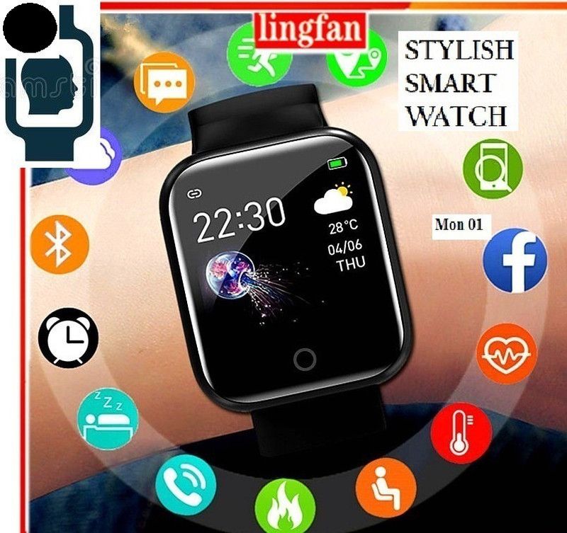BYDYE -MA_NOV-Y68_2029 Smartwatch  (Black Strap, Free)
