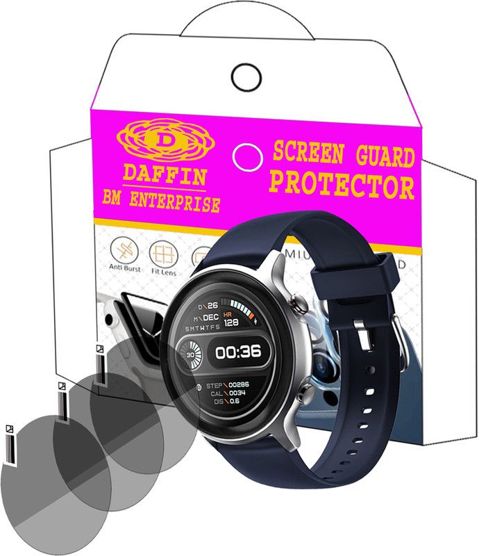 daffin Screen Guard for .Noise Fit Active SpO2 SMARTWATCH  (Pack of 3)