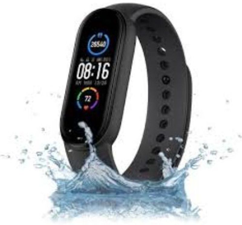 GUGGU DBQ_303D_M6 Smart band  (Black Strap, Size : Free Size)