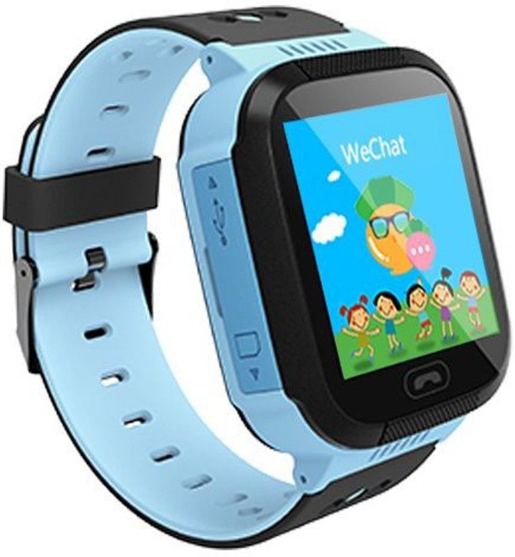 trailo TrailO iSecureRely Smartwatch  (Blue, Black Strap, M)