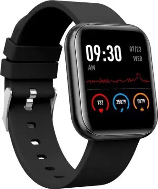 HAKEX ID116D20 Smartwatch Smart Band Strap  (Black)
