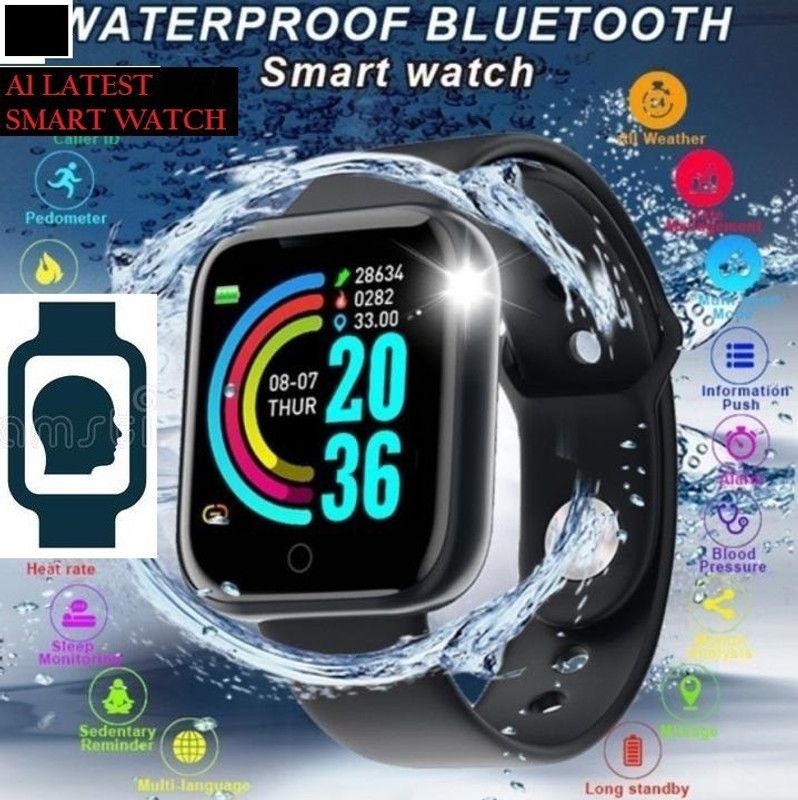 JOCOTO -MA_NOV-Y68_2559 Smartwatch  (Black Strap, Free)