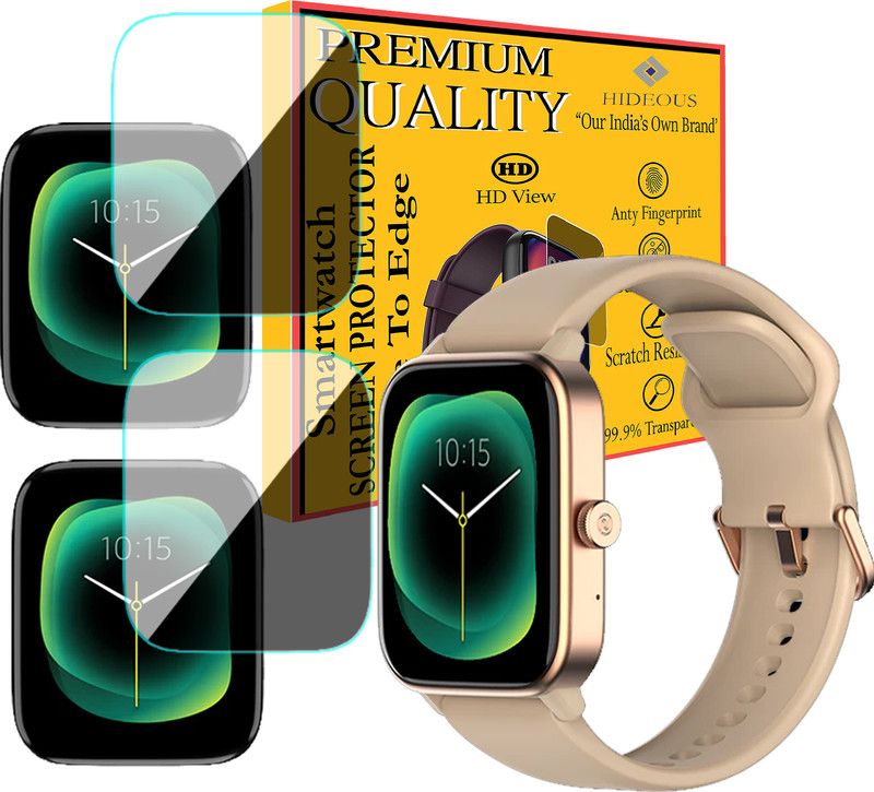 HIDEOUS Screen Guard for NOISE ColorFit Pro 4 MAX  (Pack of 2)