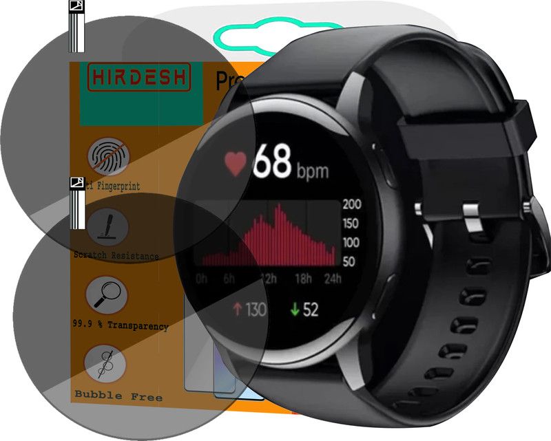 hirdesh Screen Guard for DIZO WATCH R  (Pack of 2)
