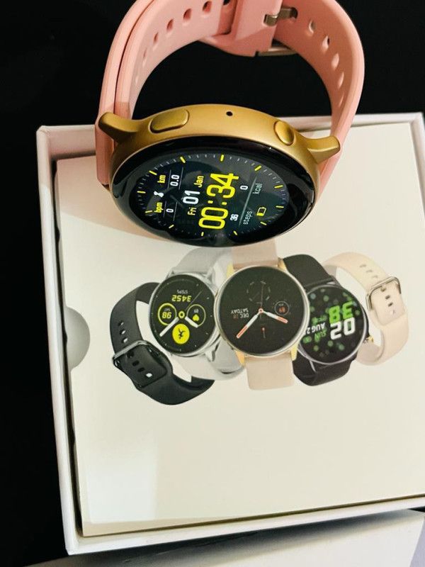 Double Tomato active 2 smart watch Smartwatch  (Pink Strap, Free size)