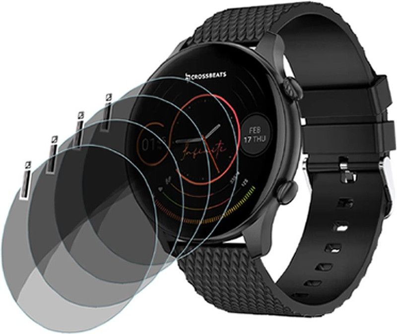 slwax Screen Guard for Crossbeats Orbit Infiniti Smartwatch  (Pack of 4)