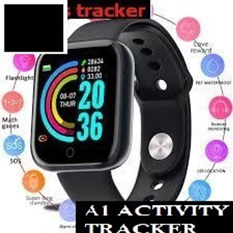 ACTARIAT -MA_NOV-Y68_2661 Smartwatch  (Black Strap, Free)