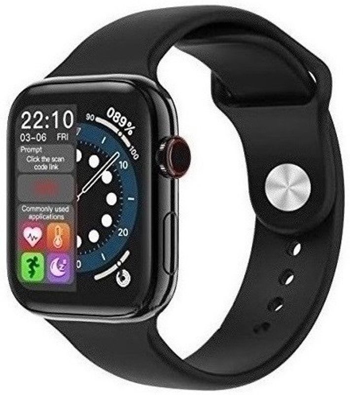 Solymo T500 Plus Attractive Series 7 Smartwatch  (Black Strap, Free Size)