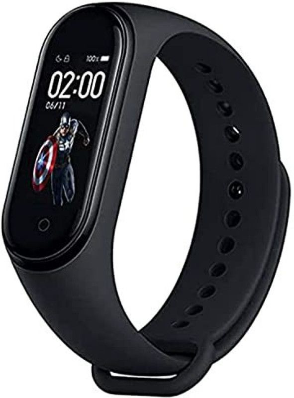 Rhobos (ONLY for Today 7 Year Warranty) Waterproof x 4 Touchscreen Smart Watc  (Black Strap, Size : Free Size)