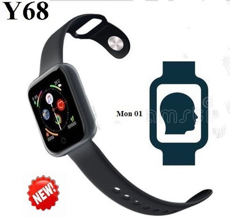 Stybits H372(D20) PLUS MULTI FACES SLEEP TRACKER SMART WATCHBLACK(PACK OF 1) Smartwatch  (Black Strap, free)