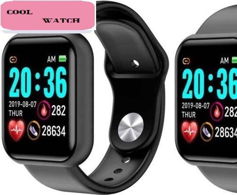 Stybits A2320_A1 PLUS STEP COUNT ACTIVITY TRACKER SMART WATCH BLACK(PACK OF 1) Smartwatch  (Black Strap, Free)