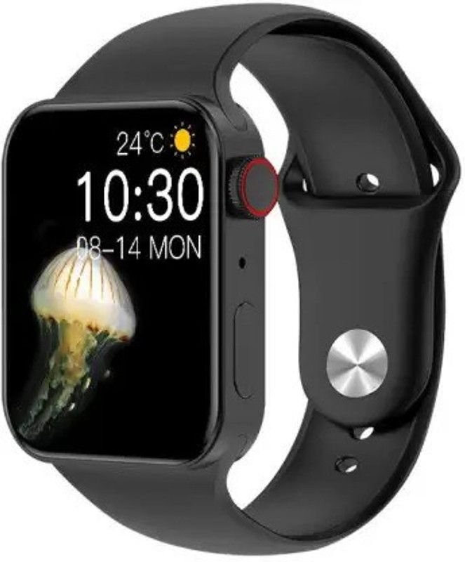 VMBS T100 PLUS Stylish , Latest Bluetooth Wireless Fitness Band for Men, Women & Kids Smartwatch  (Black Strap, Free)