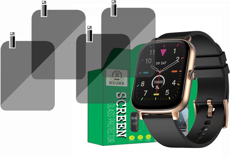 EZGER Screen Guard for Noise ColorFit Icon Buzz Smartwatch  (Pack of 4)