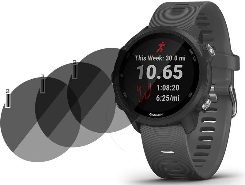 XAZE Screen Guard for Garmin Forerunner 245 SMATRWATCH  (Pack of 3)
