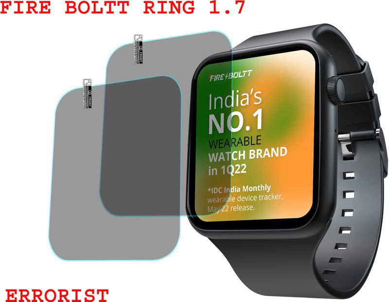 ERRORIST Screen Guard for FIRE BOLTT RING 1.7  (Pack of 2)