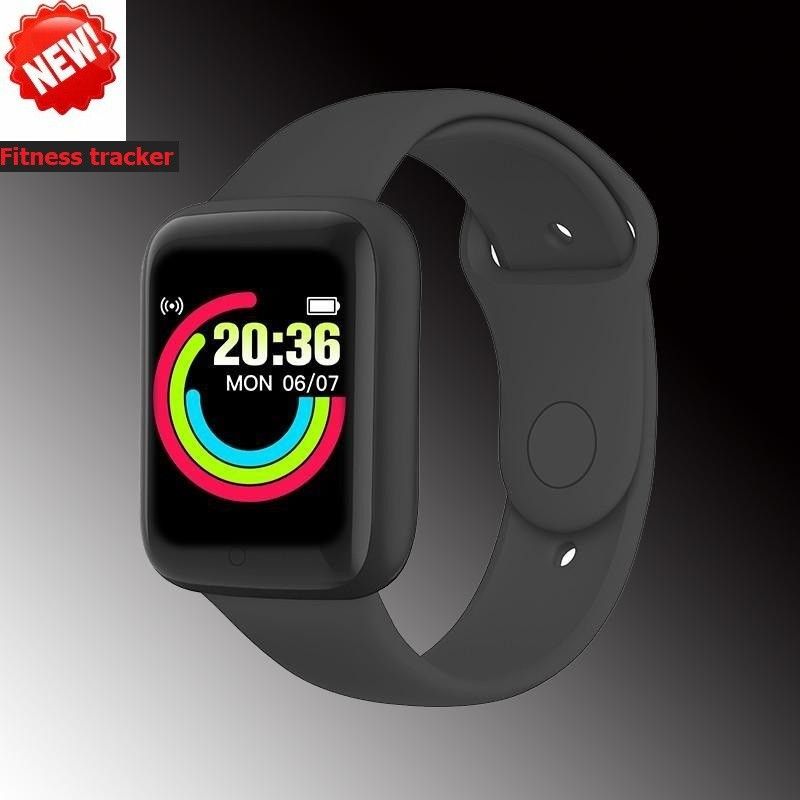 Bashaam S1167 (D20) PLUS MULT FACES SLEEP TRACKER SMART WATCH BLACK(PACK OF 1) Smartwatch  (Black Strap, free)
