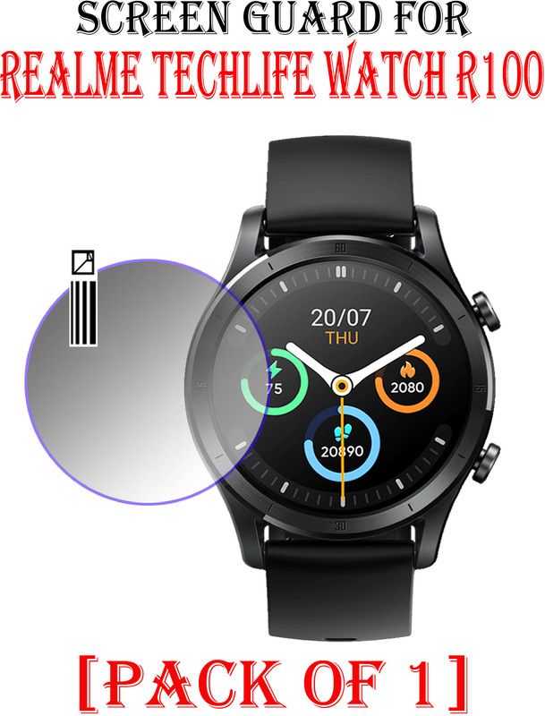 ejzatex Screen Guard for REALME TECHLIFE WATCH R100  (Pack of 1)