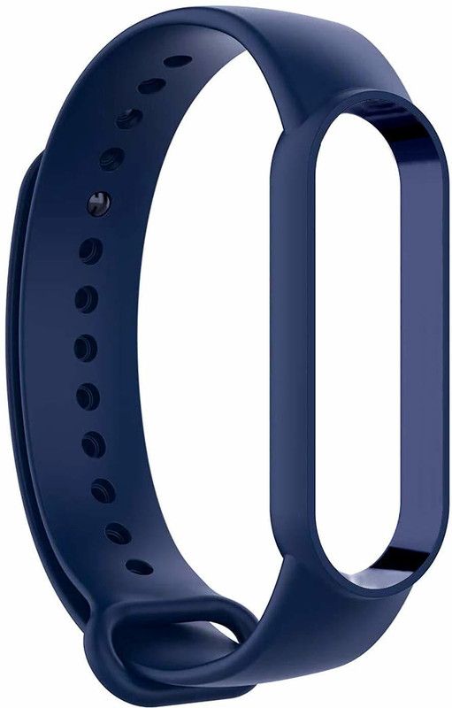 PORTLIX SOFT SILICON BAND BRACELET STRAP FOR XIAOMI MI BAND 5 (NOT FOR MI BAND 4/3/2) (WATCH NOT INCLUDED) (MODEL 2020) (BLACK) Smart Band Strap  (Blue)