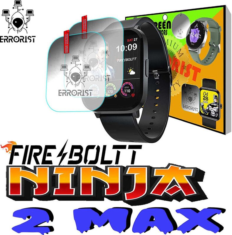 ERRORIST Screen Guard for FIRE BOLTT NINJA 2 MAX  (Pack of 2)