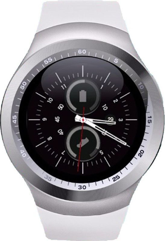 WOKIT MED Y1-202 Fitness Smartwatch  (White Strap, Regular)