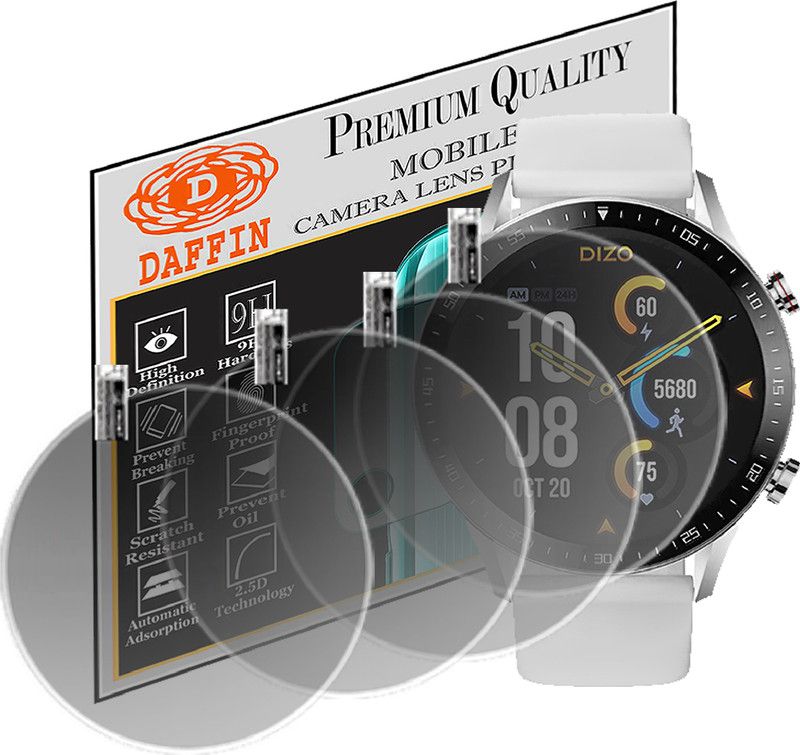 daffin Screen Guard for Dizo Watch R Talk smartwatch  (Pack of 4)
